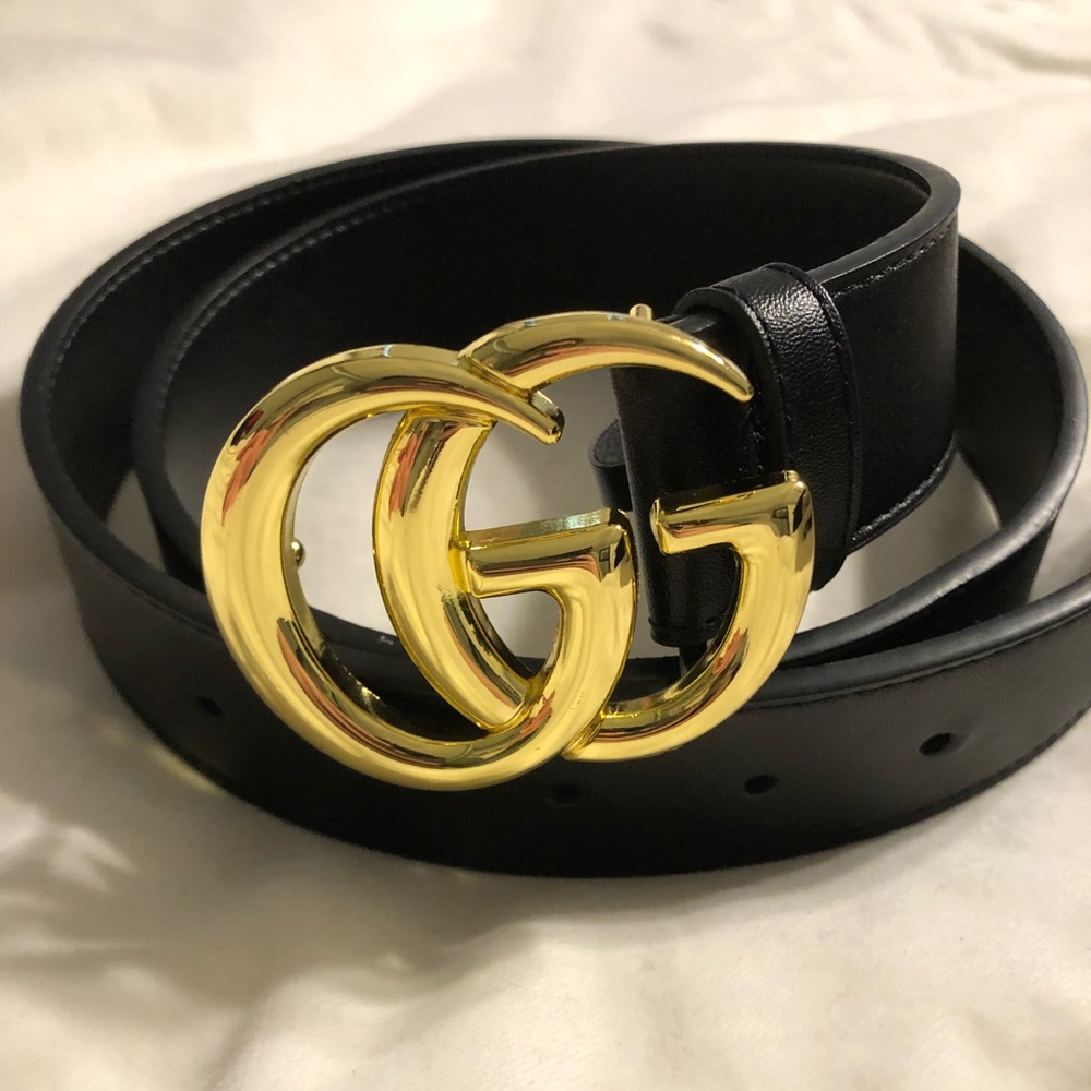 Faux designer belt